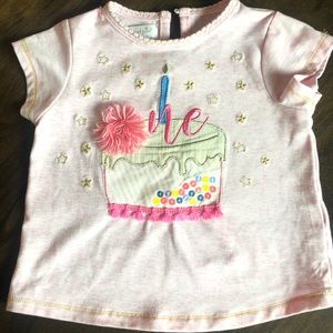 Mud Pie “one” birthday shirt